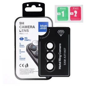 Ochranné sklo Blue Star Easy Install Tempered Glass Camera Lens Protector pro Samsung Galaxy A57, černá