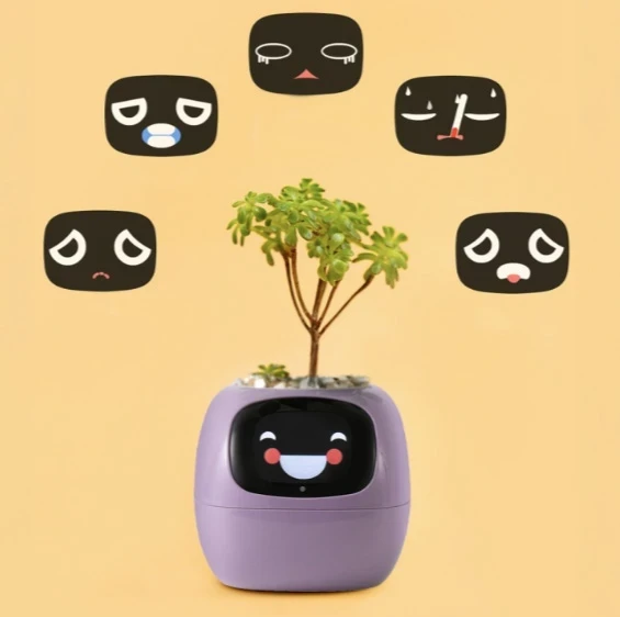 Inteligentní květináč Plantsio IVY fialová