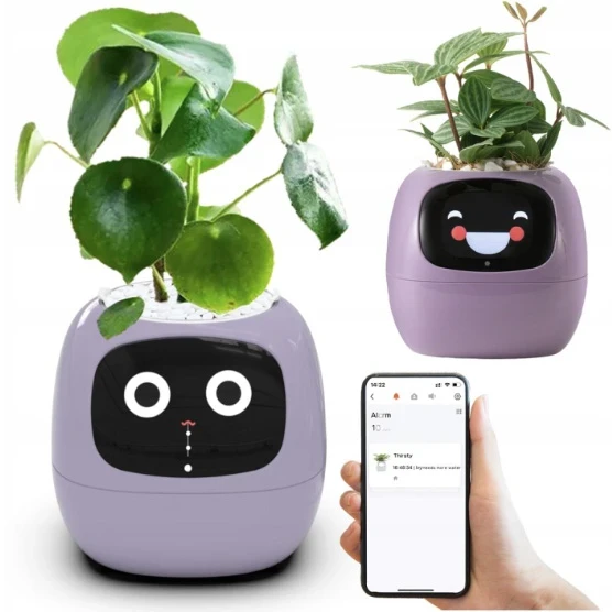 Inteligentní květináč Plantsio IVY fialová