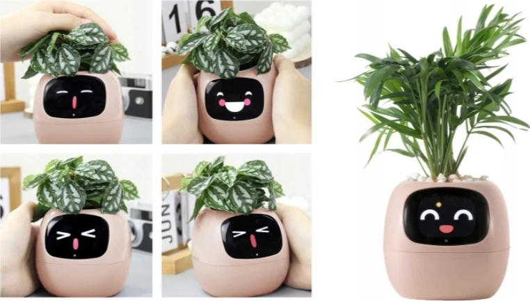 Inteligentní květináč Plantsio IVY růžová
