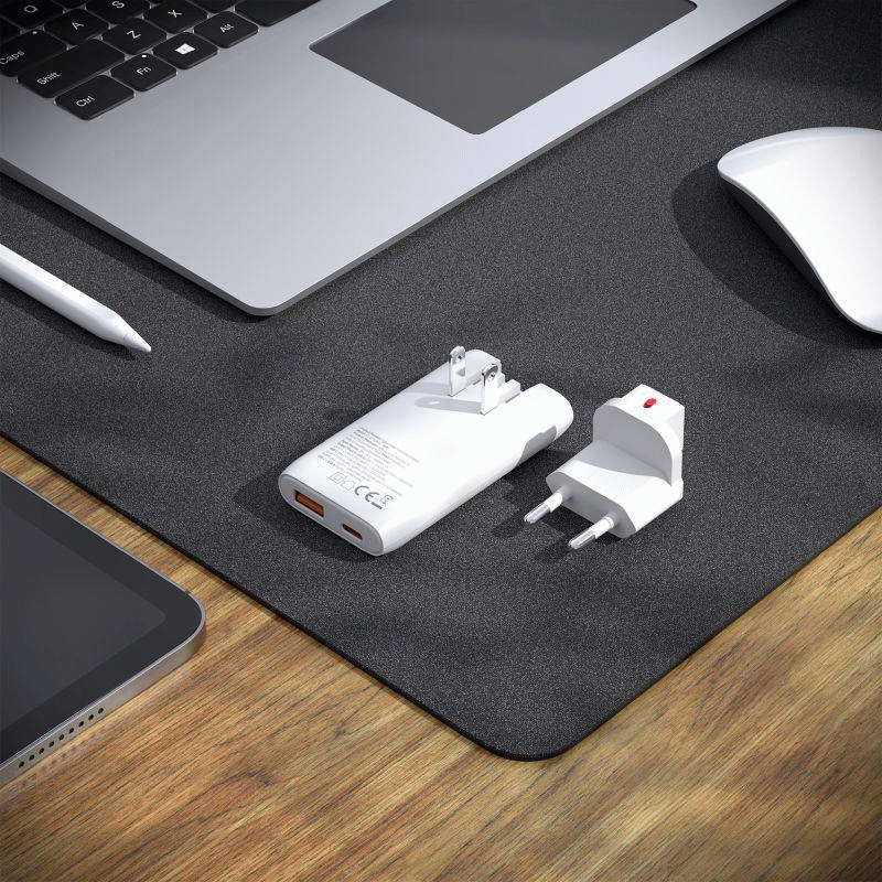 Nabíječka do sítě Allity ATC-02-65WAC 65W, 1xUSB, 1xUSB-C, bílá