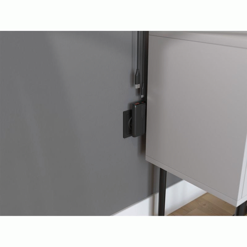 Nabíječka do sítě Allity ATC-02-65WAC 65W, 1xUSB, 1xUSB-C, černá