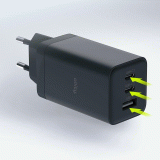 Nabíječka do sítě Allity ATC-01-65WACC 65W, 1xUSB, 2xUSB-C, černá
