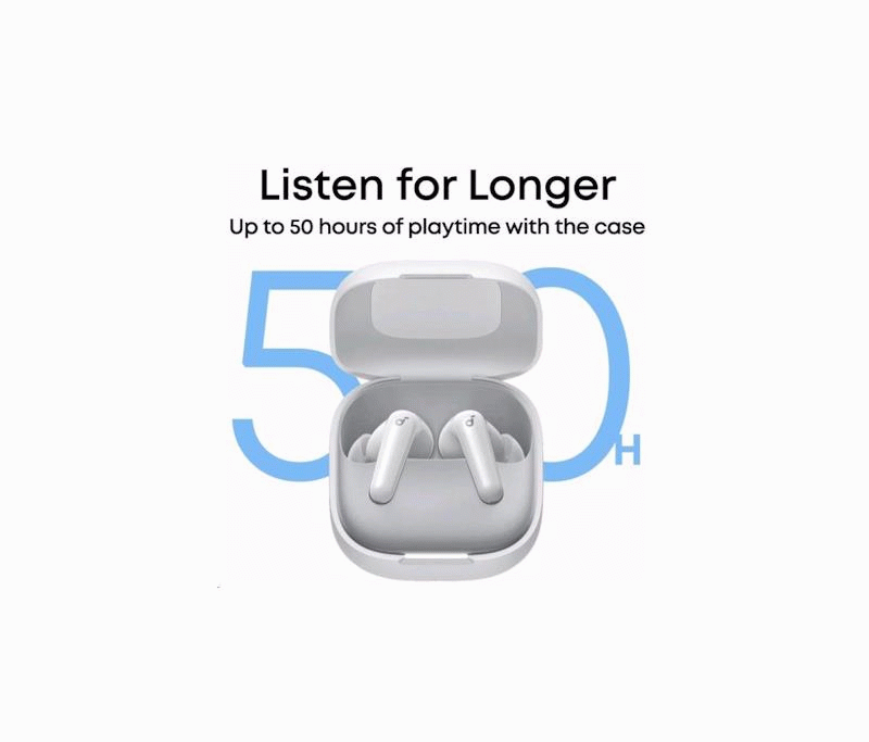 Bluetooth sluchátka Anker soundcore R60i, bílá