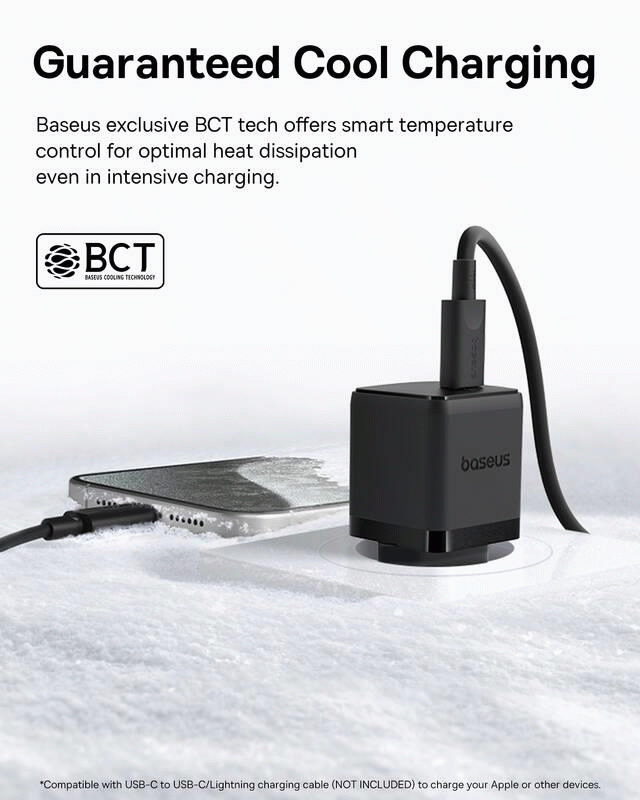 Nabíječka do sítě Baseus Palm 20W, 1xUSB-C, černá
