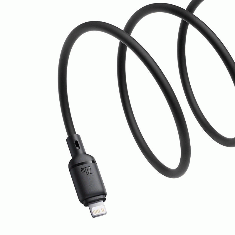 Kabel Baseus Silky USB-C/USB-C 1m 100W, černá