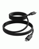 Magnetický kabel Baseus Tungsten USB-C/Lightning 1m 20W, černá