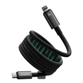 Magnetický kabel Baseus Tungsten USB-C/Lightning 1m 20W, černá