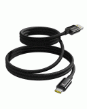 Magnetický kabel Baseus Tungsten USB/USB-C 1m 100W, černá