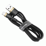 Datový kabel Baseus Cafule USB/Lightning 3m 2A, černo-zlatá