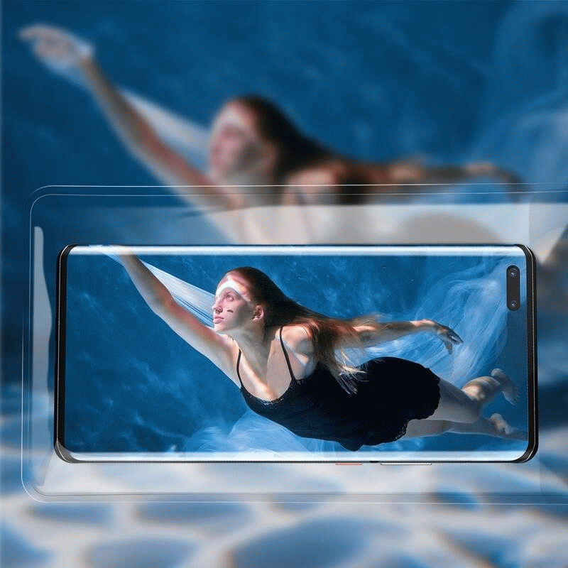 Vodotěsné pouzdro Baseus AquaGlide transparentní, černá