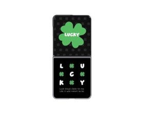 Zadní kryt GP-FFF776CUC Samsung FlipSuit pro Samsung Galaxy Z Flip8, lucky clover