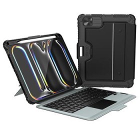 Pouzdro Nillkin Bumper Combo Keyboard Case (Backlit Version) pro iPad 10.2 2019/2020/2021, černá