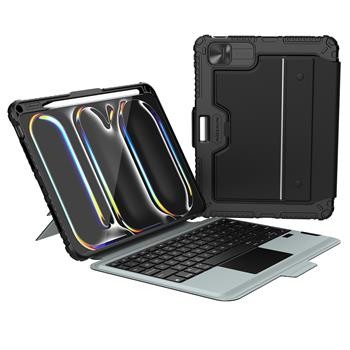 Pouzdro Nillkin Bumper Combo Keyboard Case (Backlit Version) pro iPad 10.2 2019/2020/2021, černá