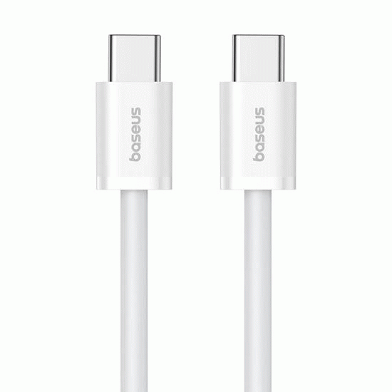 Kabel Baseus Superior 2 USB-C/USB-C 2m 100W, bílá