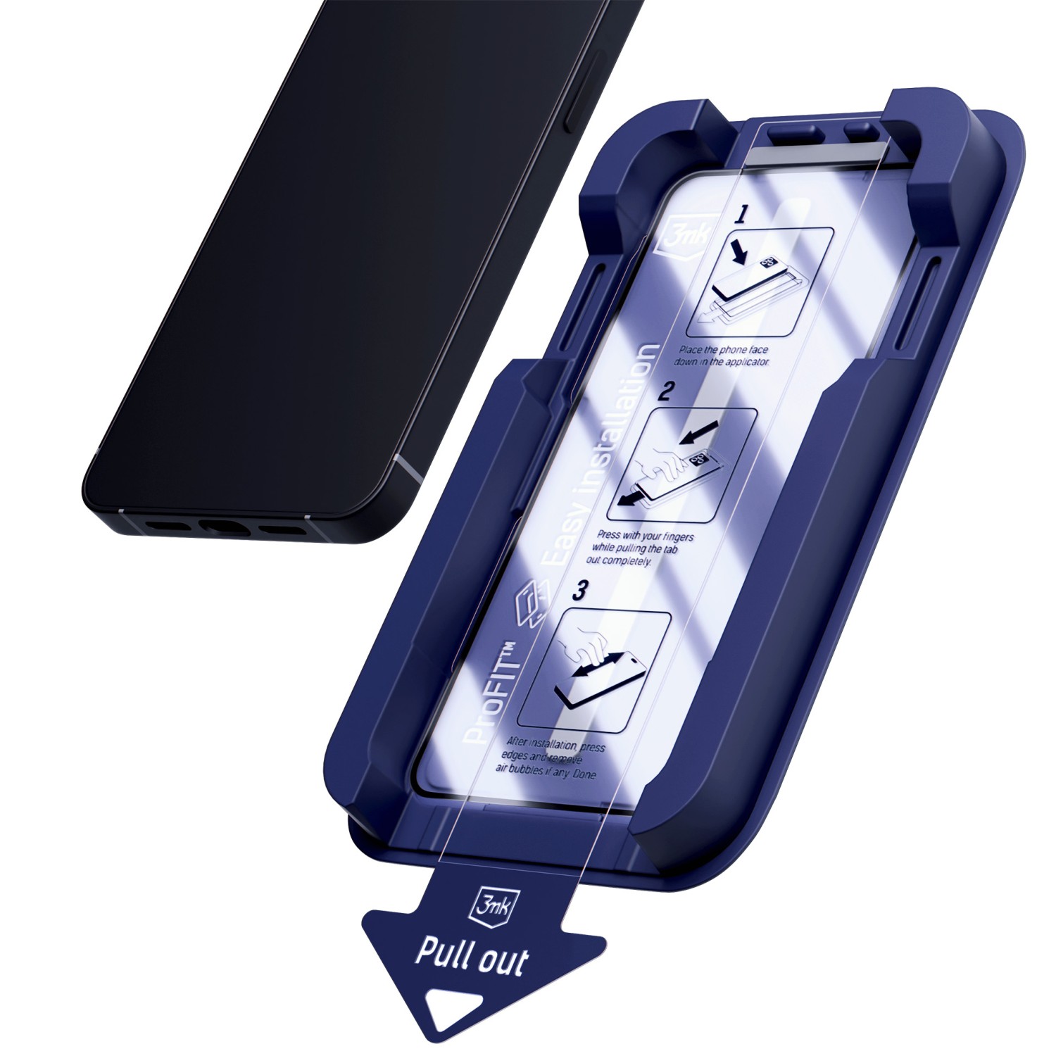 Tvrzené sklo 3mk HardGlass Max Privacy FrameFit pro Samsung Galaxy S24/S25