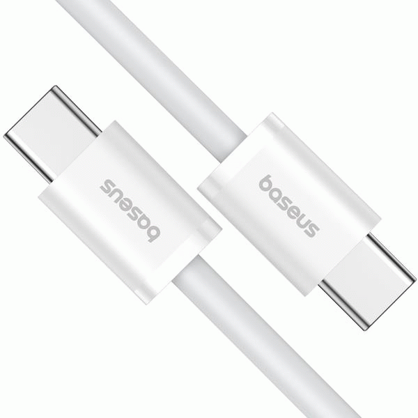 Kabel Baseus Superior 2 USB-C/USB-C 2m 30W, bílá