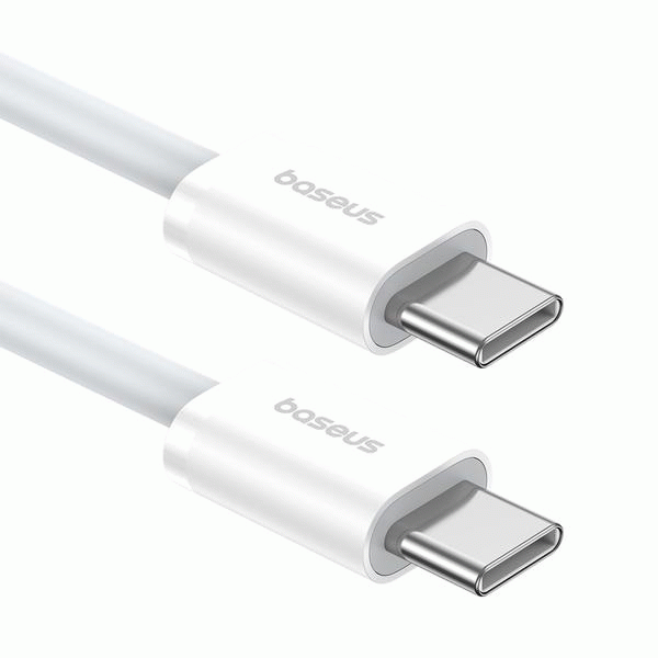 Kabel Baseus Superior 2 USB-C/USB-C 2m 30W, bílá
