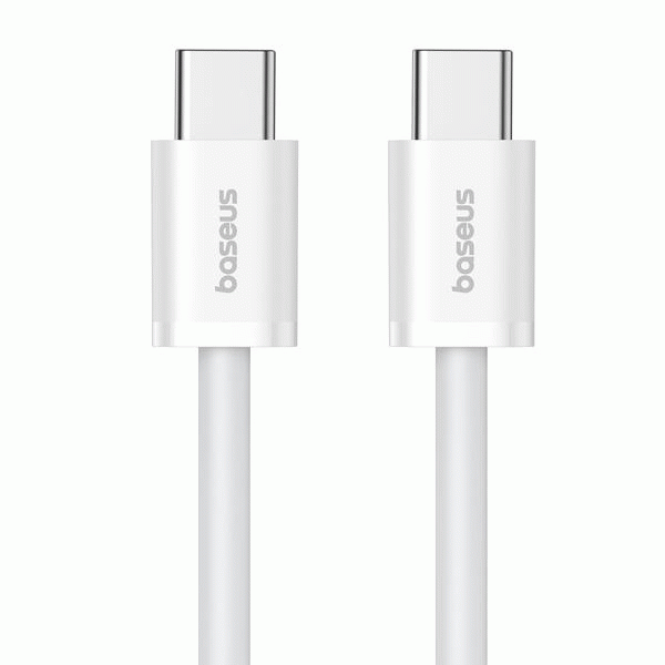 Kabel Baseus Superior 2 USB-C/USB-C 2m 30W, bílá