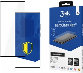Tvrzené sklo 3mk HardGlass Max pro Xiaomi 17T, černá