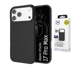 3mk ochranný kryt Hardy Shockproof MagCase pro Apple iPhone 17 Pro Max, černá