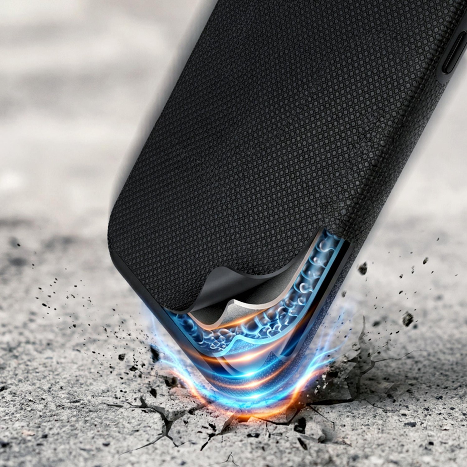 3mk ochranný kryt Hardy Shockproof MagCase pro Apple iPhone 17 Pro Max, černá