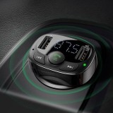 Bluetooth MP3 FM Transmiter Baseus CCTM-01 s nabíjením 2xUSB 3.4A, černá
