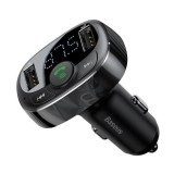 Bluetooth MP3 FM Transmiter Baseus CCTM-01 s nabíjením 2xUSB 3.4A, černá