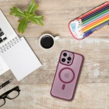Case for iPhone 17 Pro / 18 Pro Variete Mag Cover compatible with MagSafe purple