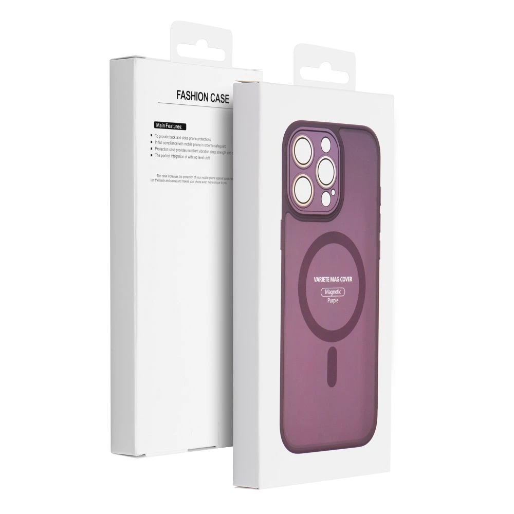 Case for iPhone 17 Pro / 18 Pro Variete Mag Cover compatible with MagSafe purple