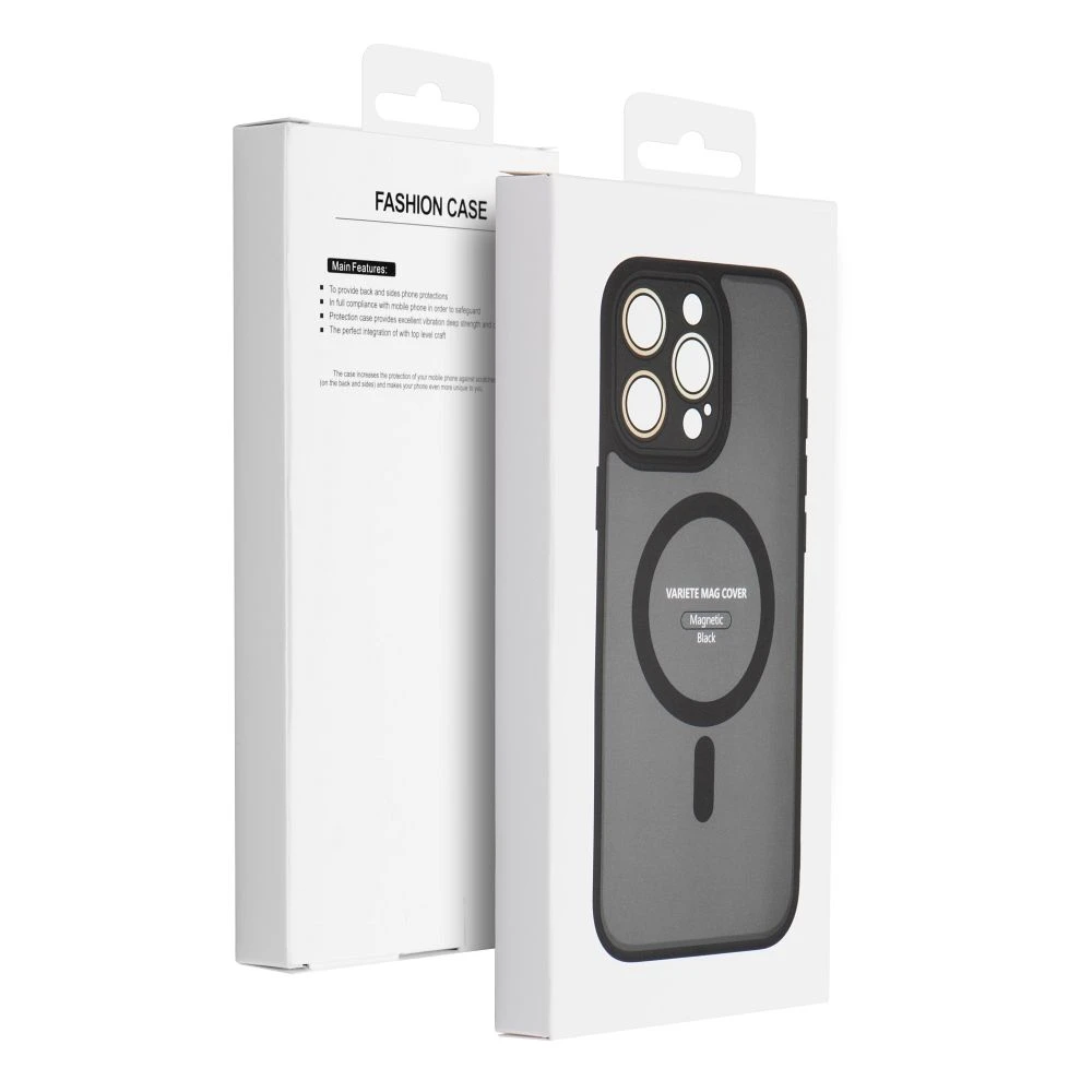 Case for iPhone 17 Pro / 18 Pro Variete Mag Cover compatible with MagSafe black