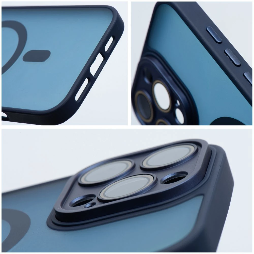 Case for iPhone 17 Pro / 18 Pro Variete Mag Cover compatible with MagSafe navy blue