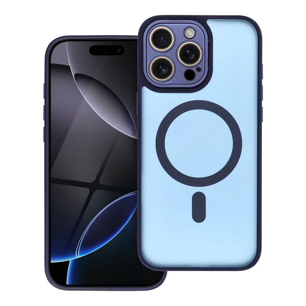 Case for iPhone 17 Pro Max / 18 Pro Max Variete Mag Cover compatible with MagSafe navy blue