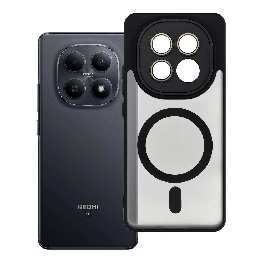 Case for Xiaomi Redmi Note 15 4G / 5G Variete Mag Cover compatible with MagSafe black