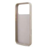 Guess PU 4G Metal Logo Zadní Kryt pro iPhone 18 Pro Max Pink