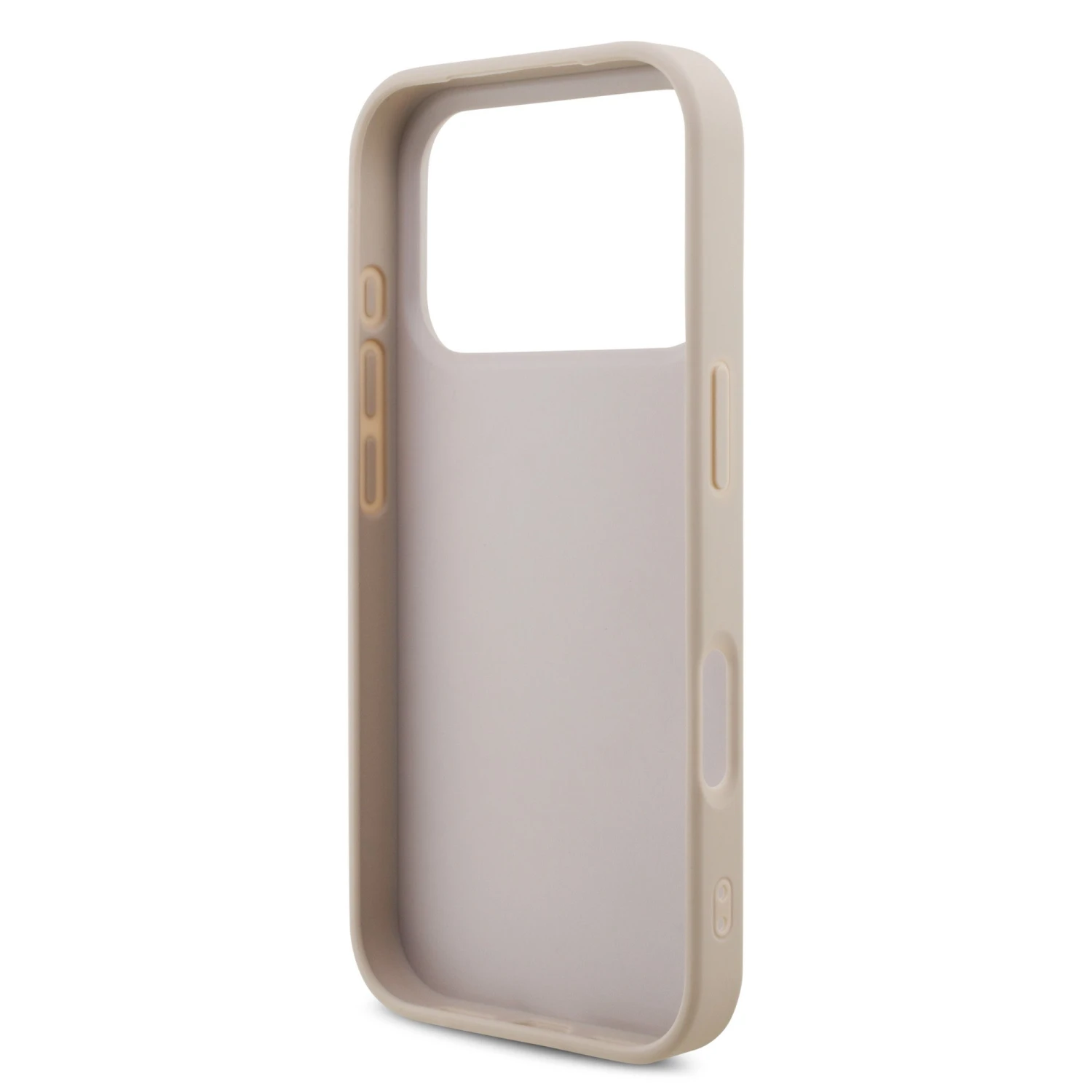 Guess PU 4G Metal Logo Zadní Kryt pro iPhone 18 Pro Pink