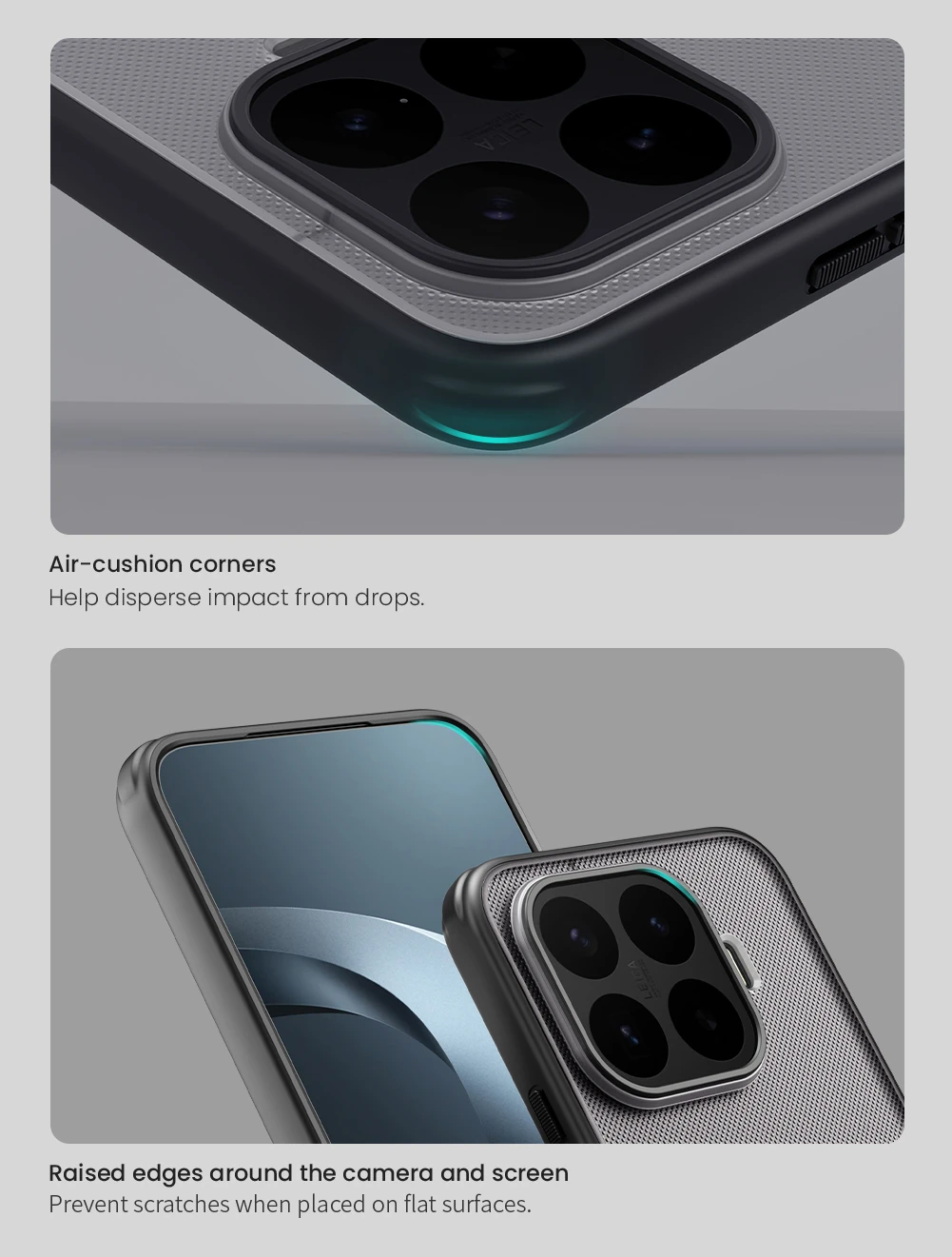 Nillkin Super Frosted PRO Zadní Kryt pro Xiaomi 17T Pro Transparent Black