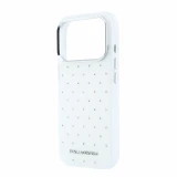 Karl Lagerfeld IML Rhinestones Allover Magsafe Zadní Kryt pro iPhone 18 Pro Max White