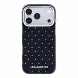 Karl Lagerfeld IML Rhinestones Allover Magsafe Zadní Kryt pro iPhone 18 Pro Black