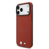 BMW M FW Metal Logo MagSafe Zadní Kryt pro iPhone 17 Pro Max Red