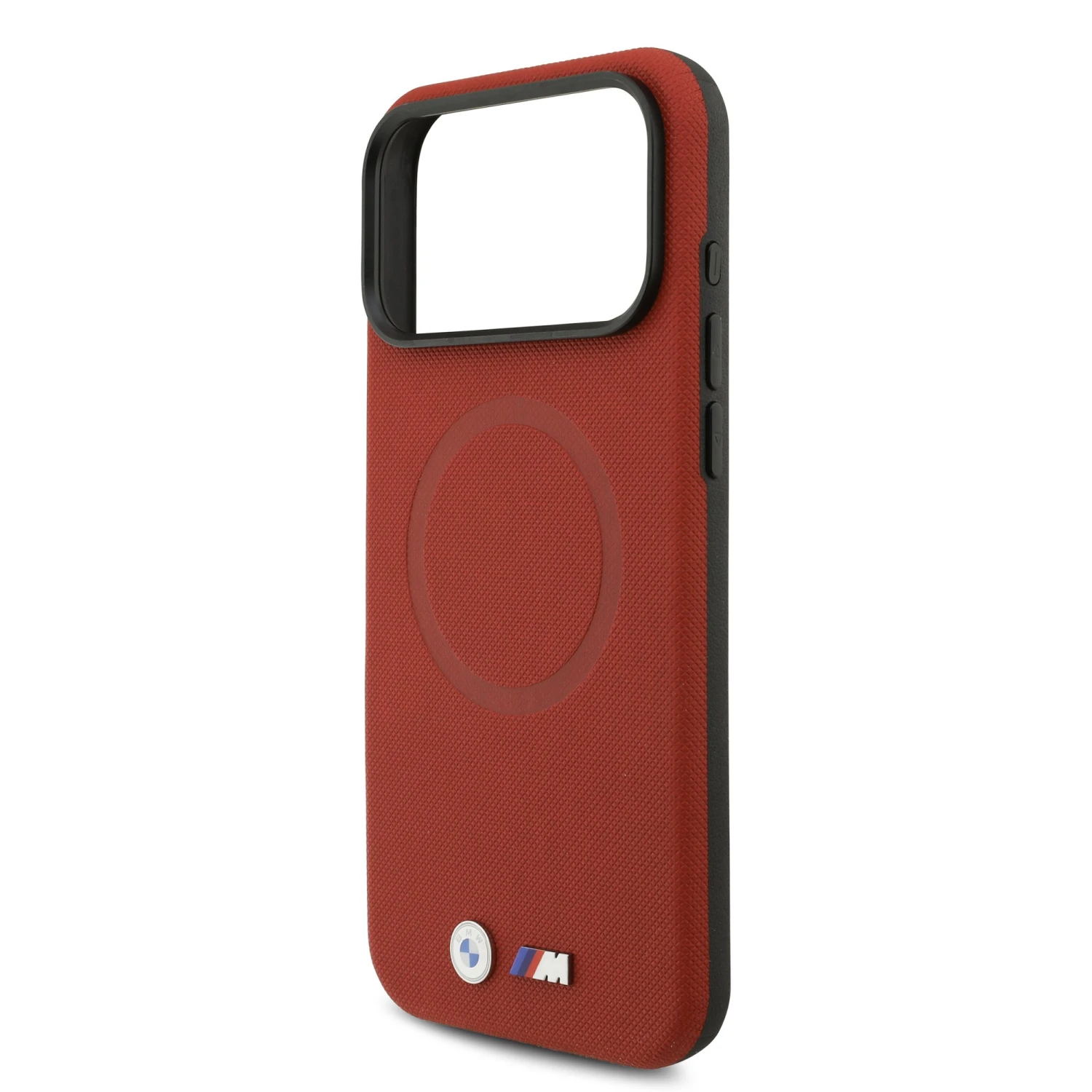 BMW M FW Metal Logo MagSafe Zadní Kryt pro iPhone 17 Pro Max Red