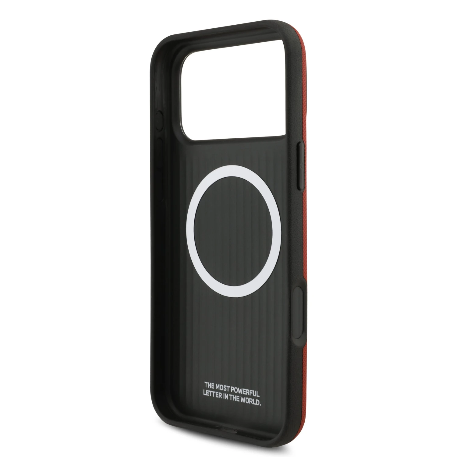 BMW M FW Metal Logo MagSafe Zadní Kryt pro iPhone 17 Pro Max Red