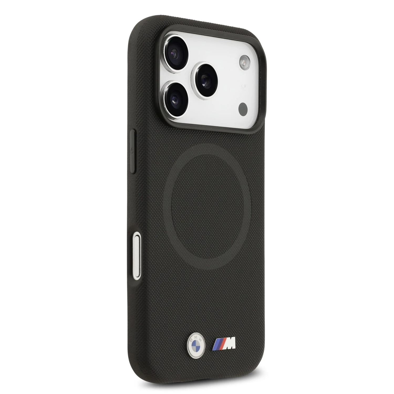BMW M FW Metal Logo MagSafe Zadní Kryt pro iPhone 17 Pro Max Black