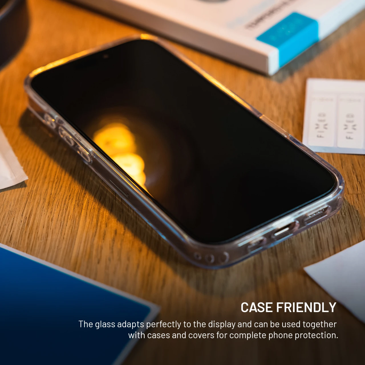 Tvrzené sklo FIXED Full-Cover s aplikátorem pro Xiaomi Redmi A7 Pro 4G, 2ks, černé