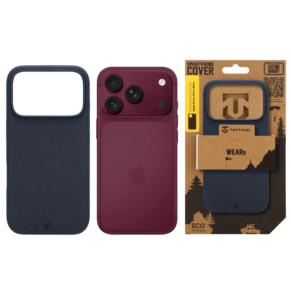 Tactical MagForce WEARe Kryt pro Apple iPhone 17 Pro/18 Pro Blue