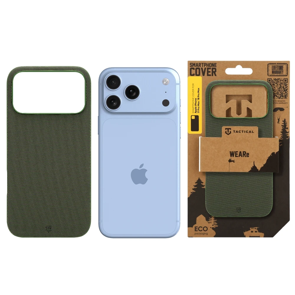 Zadní kryt Tactical MagForce WEARe pro Apple iPhone 16 Pro, forest green