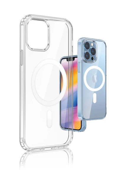 Silikonové pouzdro ALIGATOR Mag-Skin pro Apple iPhone 18 Pro Max, transparentní 