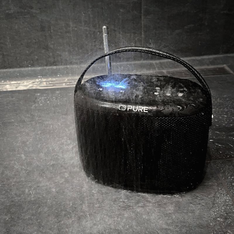 Bluetooth reproduktor Pure Woodland, DAB+, FM, černá