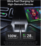 Nabíječka do sítě Anker Prime 200W 4xUSB-C, 2xUSB, černá