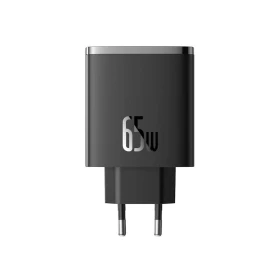 Nabíječka do sítě Baseus Cube Pro 65W, 2xUSB-C, 1xUSB, černá